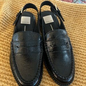 Dolce Vita Black Leather Mules